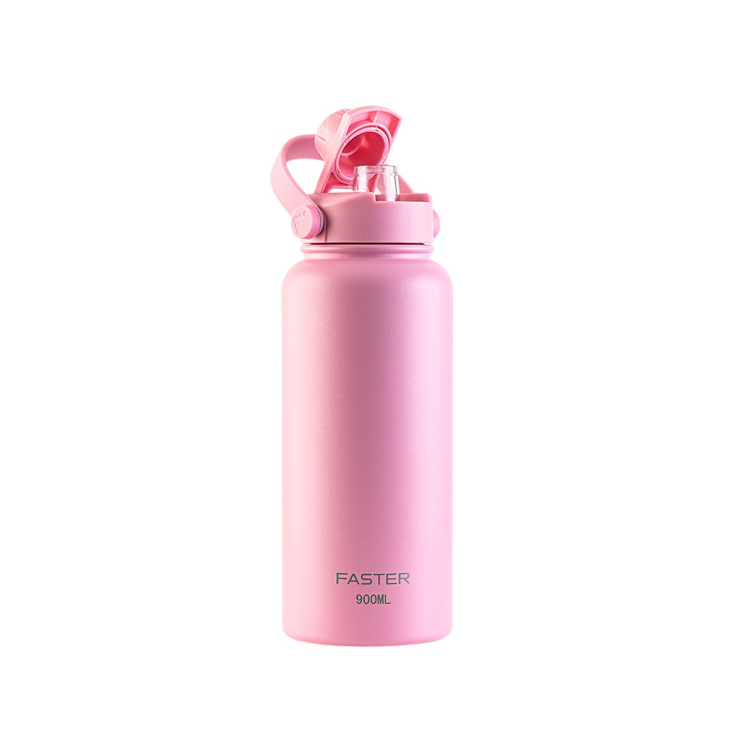 Garrafa Térmica Faster Strap Rosa Iogurte 900ML